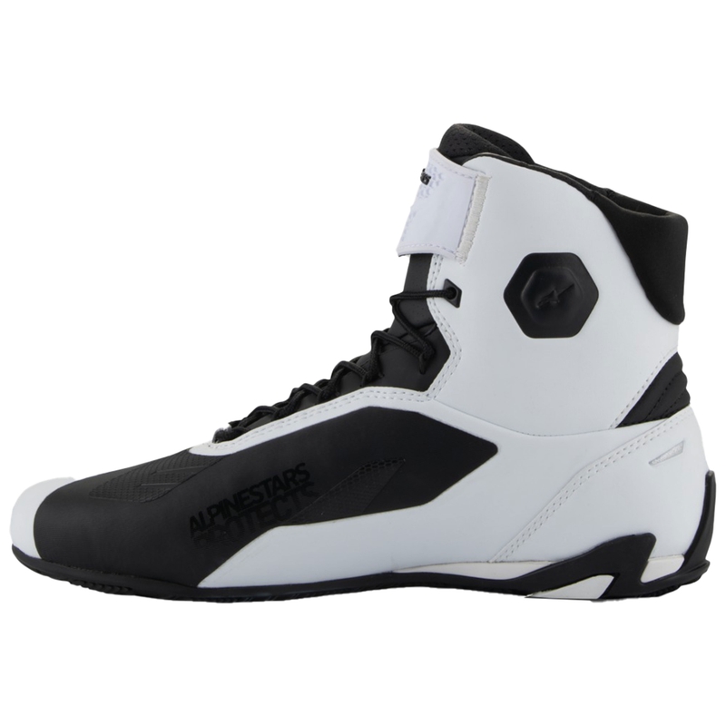Ghete moto dama Alpinestars Stella Faster-4 alb-negru