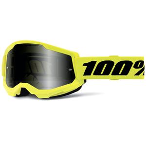 Ochelari de motocross 100% ACCURI 2 Galben nisip cu plexiglas dublu fumat