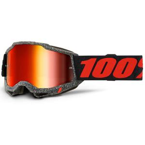 Ochelari motocross copii 100% - USA ACCURI 2 plexiglas roșu Huaraki