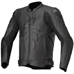Jacheta moto piele Alpinestars Dusk neagra