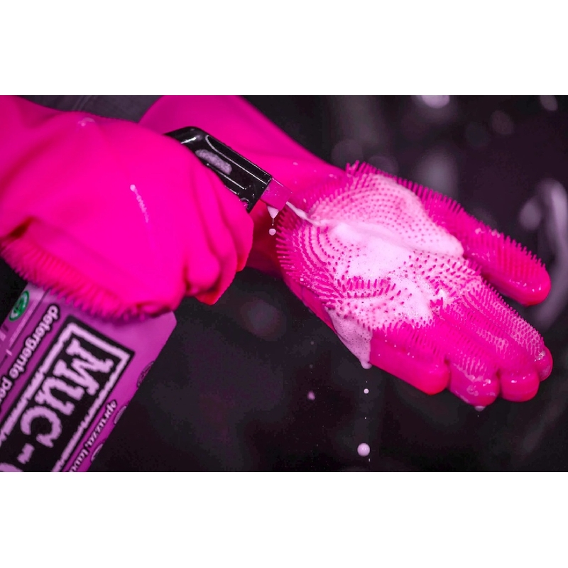 Deep scrubber gloves MUC-OFF pink M
