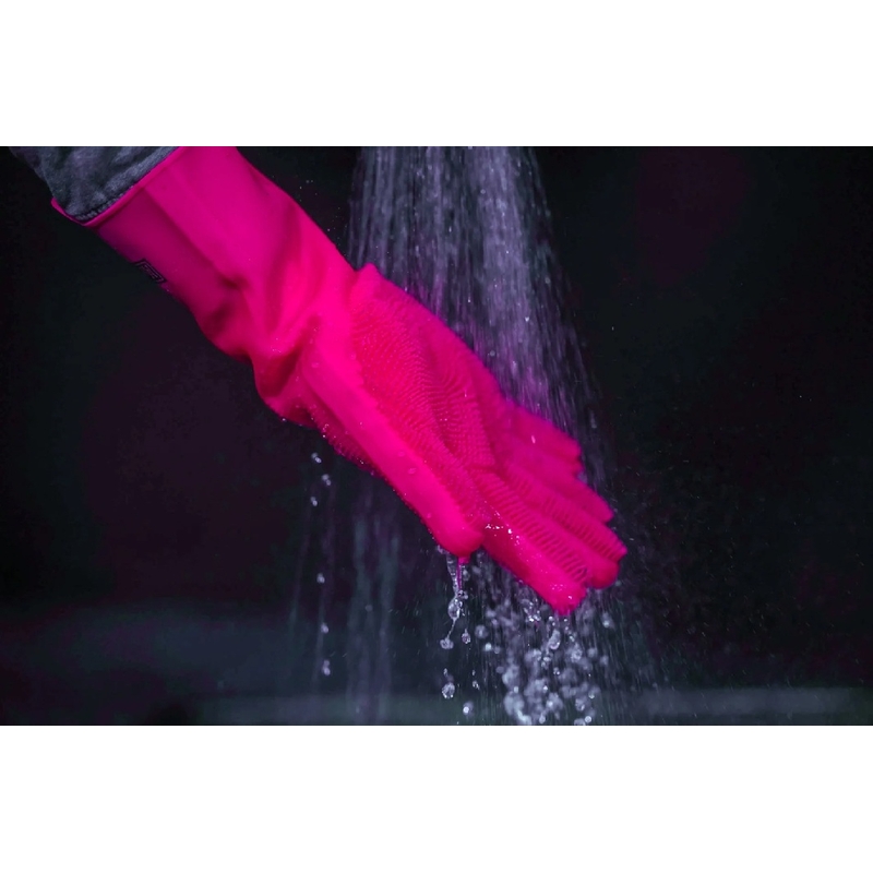 Deep scrubber gloves MUC-OFF pink M