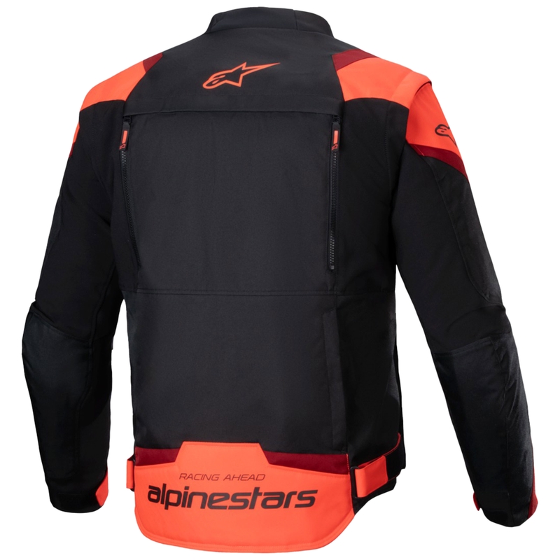 Jacheta moto Alpinestars T-Stunt Air negru-rosu fluo-rosu