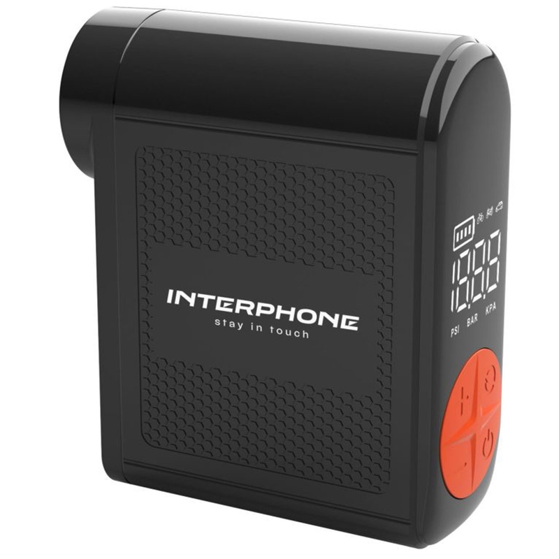 Mini compresor baterie Interphone negru