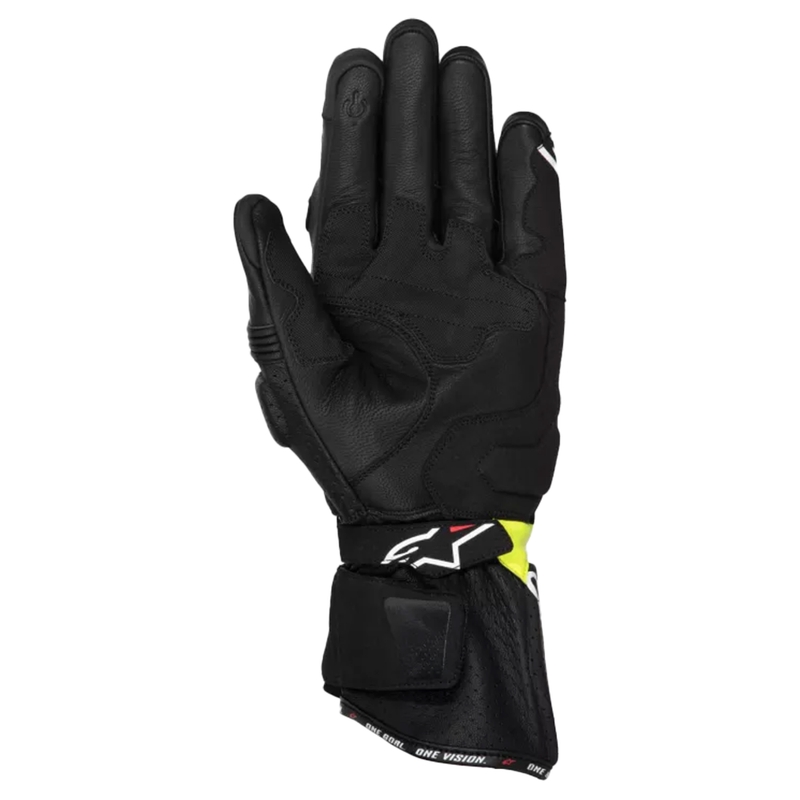 Mănuși moto Alpinestars SP-3 negru-galben fluo-alb