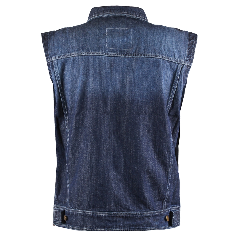 Vesta din denim denim lichidare