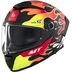 Casca moto integrala MT Thunder 4 SV Yamanaka negru-rosu mat