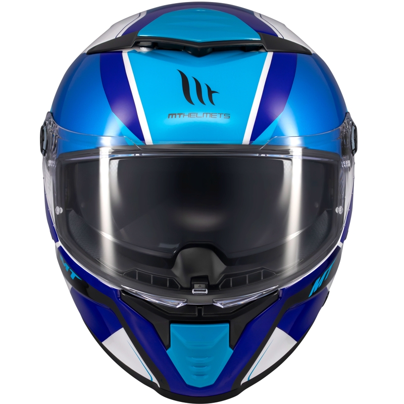 Casca integrala pentru motocicleta MT Thunder 4 SV Freeway albastru-gri-negru