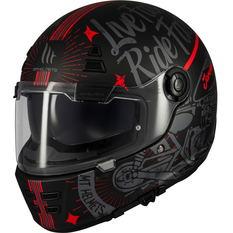 Casca moto integrala MT Jarama SV Art neagra mat