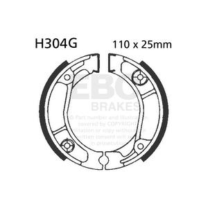 Brake shoe set EBC H304G canelati inclusiv arcurile