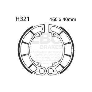Brake shoe set EBC H321 inclusiv arcurile