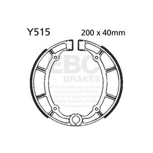 Brake shoe set EBC Y515 inclusiv arcurile