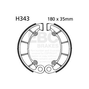 Brake shoe set EBC H343 inclusiv arcurile