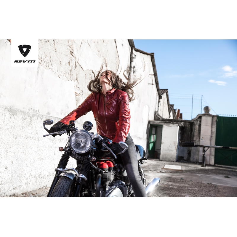 Jachetă moto roșie pentru femei Revit Clare Clare
