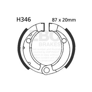 Brake shoe set EBC H346 inclusiv arcurile