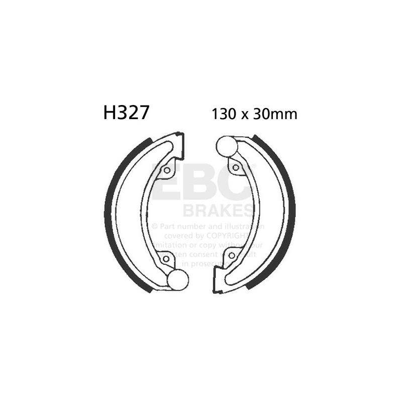 Brake shoe set EBC