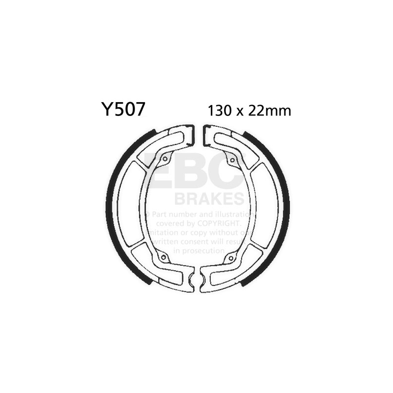 Brake shoe set EBC