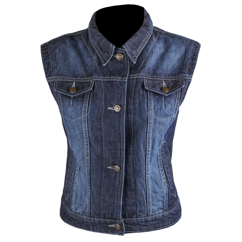 Vesta de denim pentru femei Vesta de denim Elemental lichidare