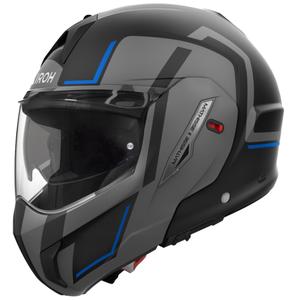 Casca de motocicleta Airoh Mathisse 2 Genius de tip flip-up albastru mat