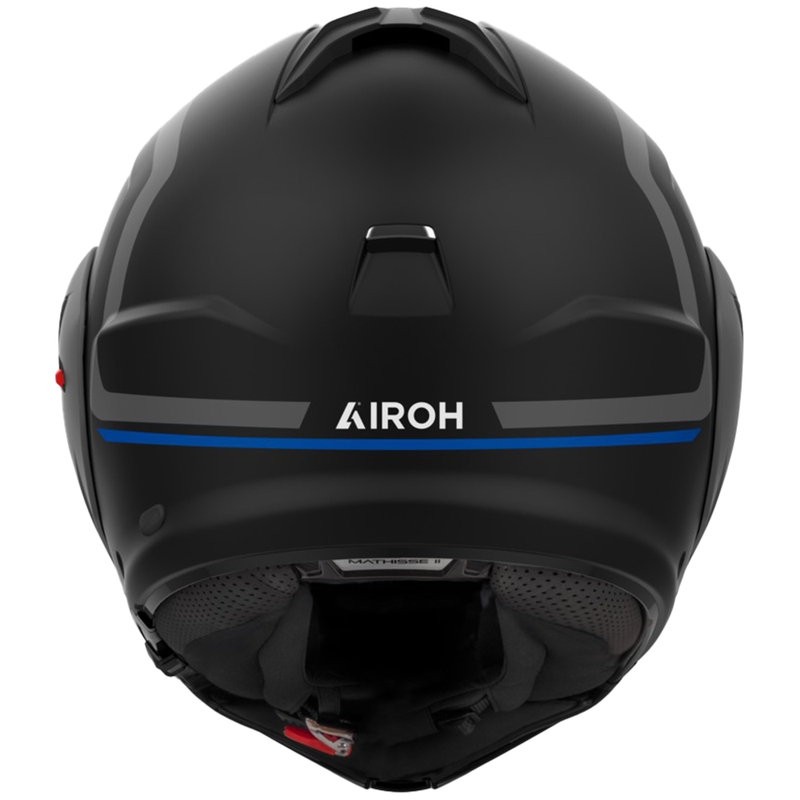 Casca de motocicleta Airoh Mathisse 2 Genius de tip flip-up albastru mat