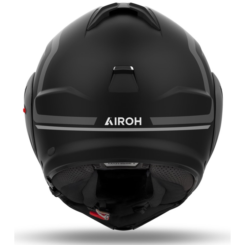 Casca de motocicleta Airoh Mathisse 2 Genius, rabatabila, gri mat