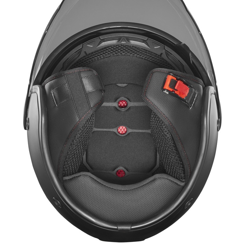 Cască de motocicletă deschisă NOX N182 negru mat