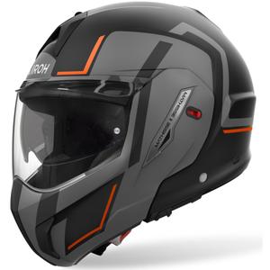 Casca de motocicleta Airoh Mathisse 2 Genius cu rabatabil portocaliu mat