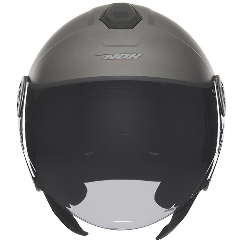Casca de motociclete deschisa NOX N182 titan mat