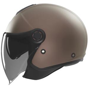 Casca de motociclete deschisa NOX N182 bronz mat