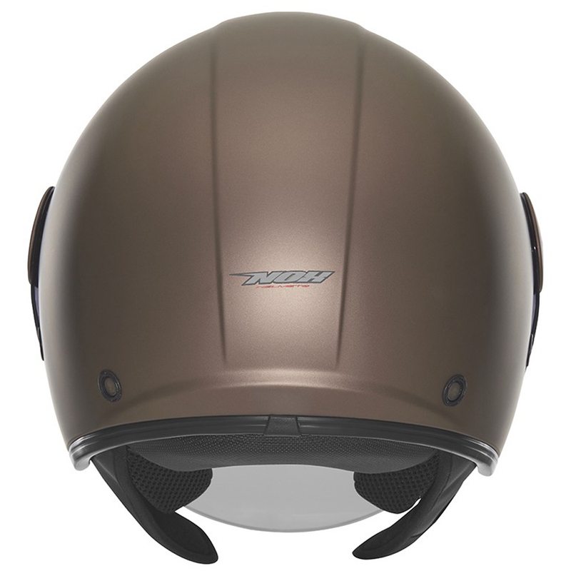 Casca de motociclete deschisa NOX N182 bronz mat