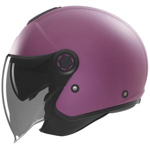 Casca de motociclete deschisa NOX N182 roz mat