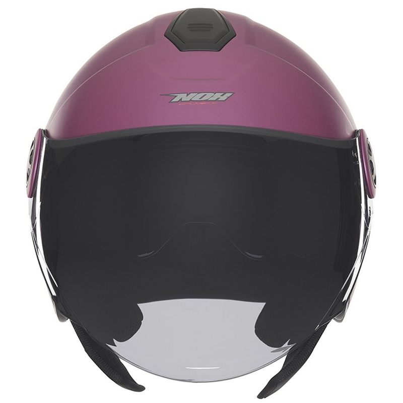 Casca de motociclete deschisa NOX N182 roz mat