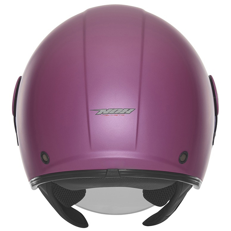 Casca de motociclete deschisa NOX N182 roz mat