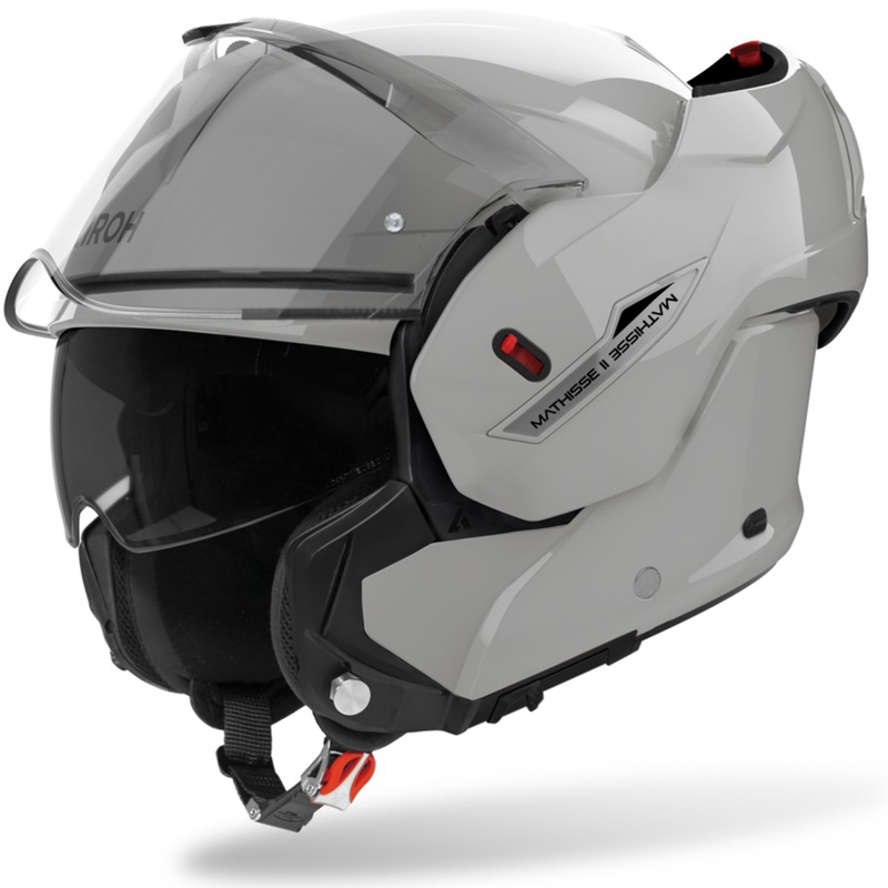 Cască de motocicletă Airoh Mathisse 2 Color flip-up gri ciment