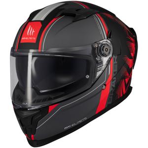 Casca integrala pentru motocicleta MT Braker SV Charm negru-rosu mat