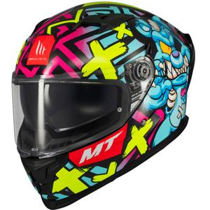 Casca moto integrala MT Braker SV Crazy Teddy multicolor