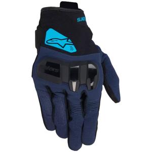 Mănuși moto Alpinestars Chrome V2 negru-albastru-albastru deschis