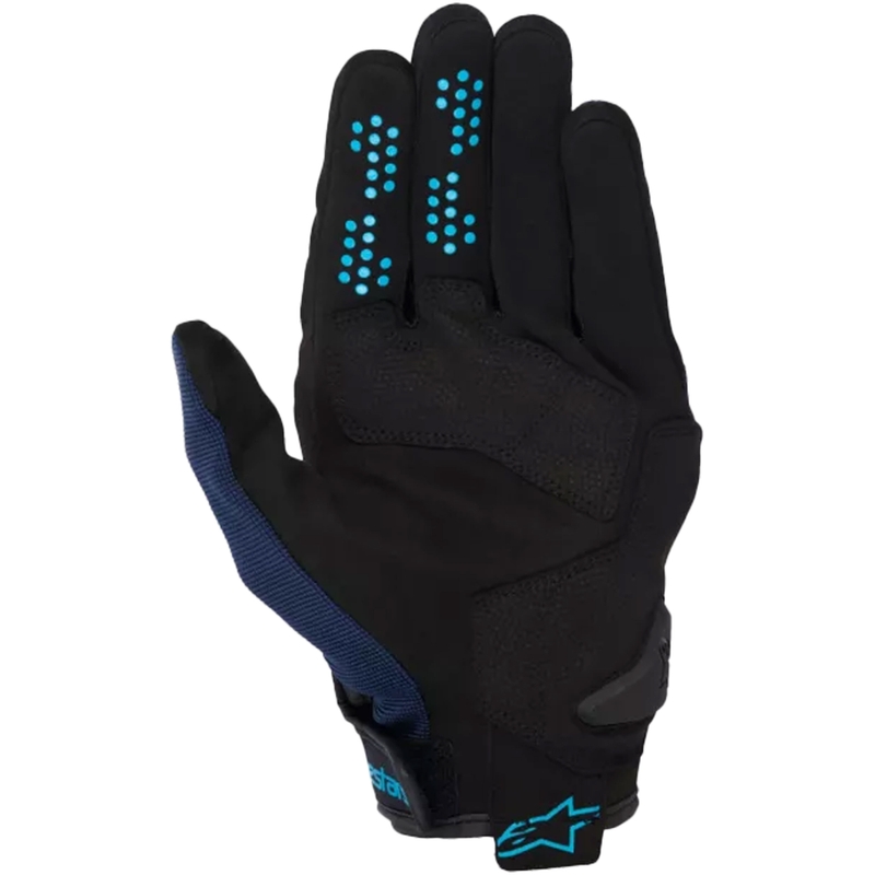 Mănuși moto Alpinestars Chrome V2 negru-albastru-albastru deschis