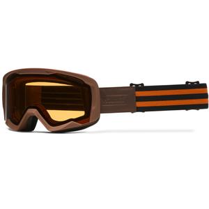 Ochelari de motocross iMX Endurance Rust maro-portocaliu cu plexiglas portocaliu