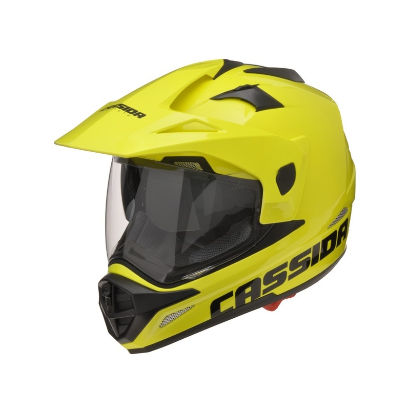 Casca de motocicletă Enduro Cassida Tour galben fluo lichidare