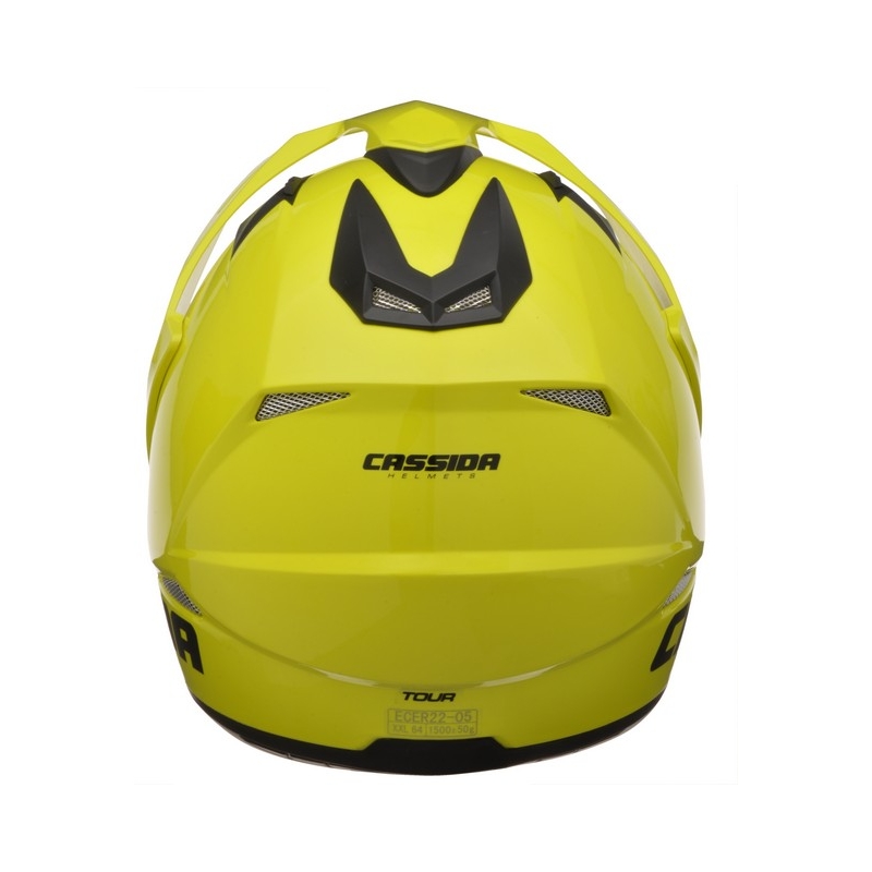 Casca de motocicletă Enduro Cassida Tour galben fluo lichidare