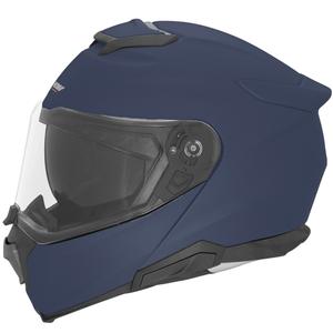 Cască de motocicletă rabatabilă NOX N967 albastru mat