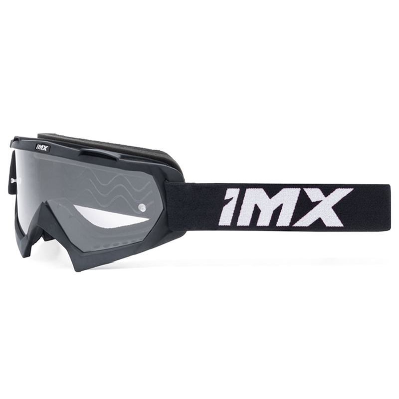 Ochelari de motocross iMX Mud negru cu plexiglas transparent