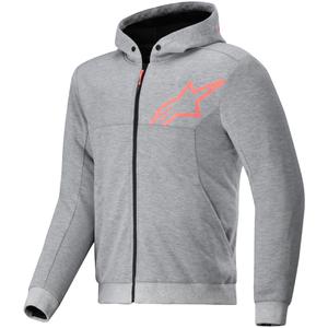 Hanorac moto Alpinestars Chrome V2 Sport gri-portocaliu