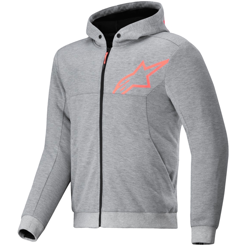 Hanorac moto Alpinestars Chrome V2 Sport gri-portocaliu