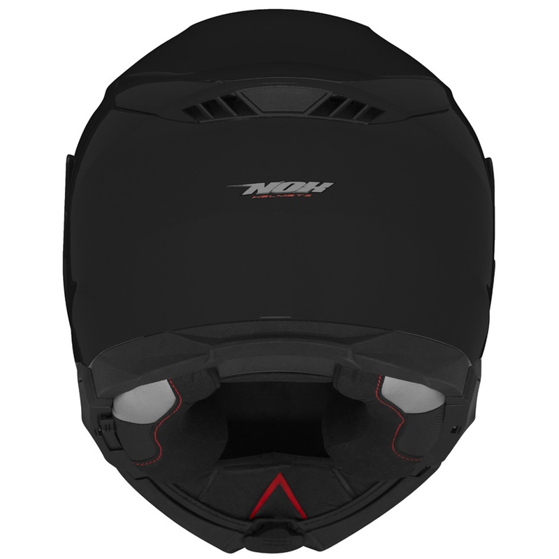 Cască de motocicletă pliabilă NOX N967 neagră lucioasă