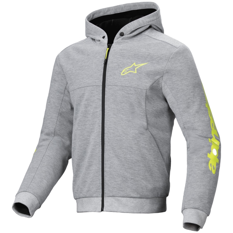 Hanorac moto Alpinestars Chrome V2 Sport gri-galben