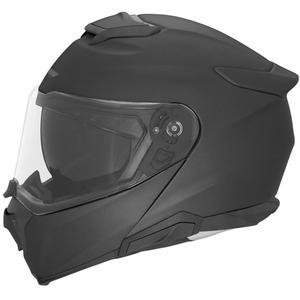 Casca de motocicleta rabatabila NOX N967 neagra mat