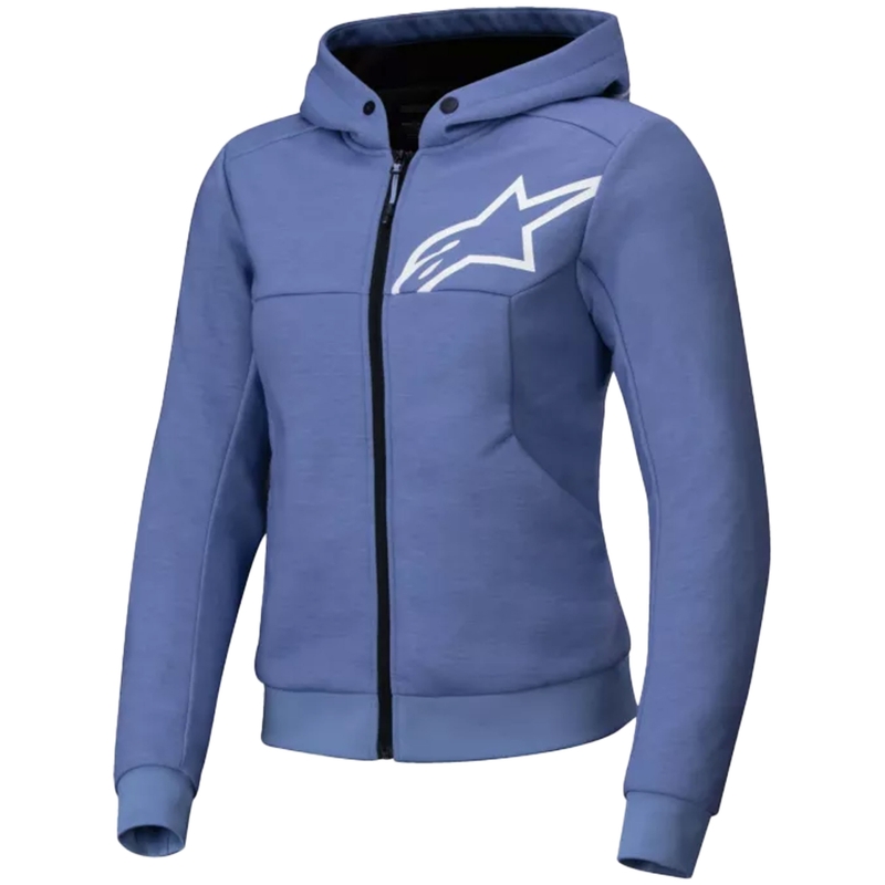 Jacheta moto dama Alpinestars Stella Chrome V2 Sport albastra