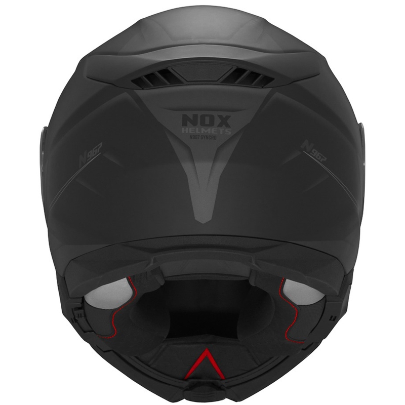 Cască de motocicletă pliabilă NOX N967 Synchro negru mat-gri